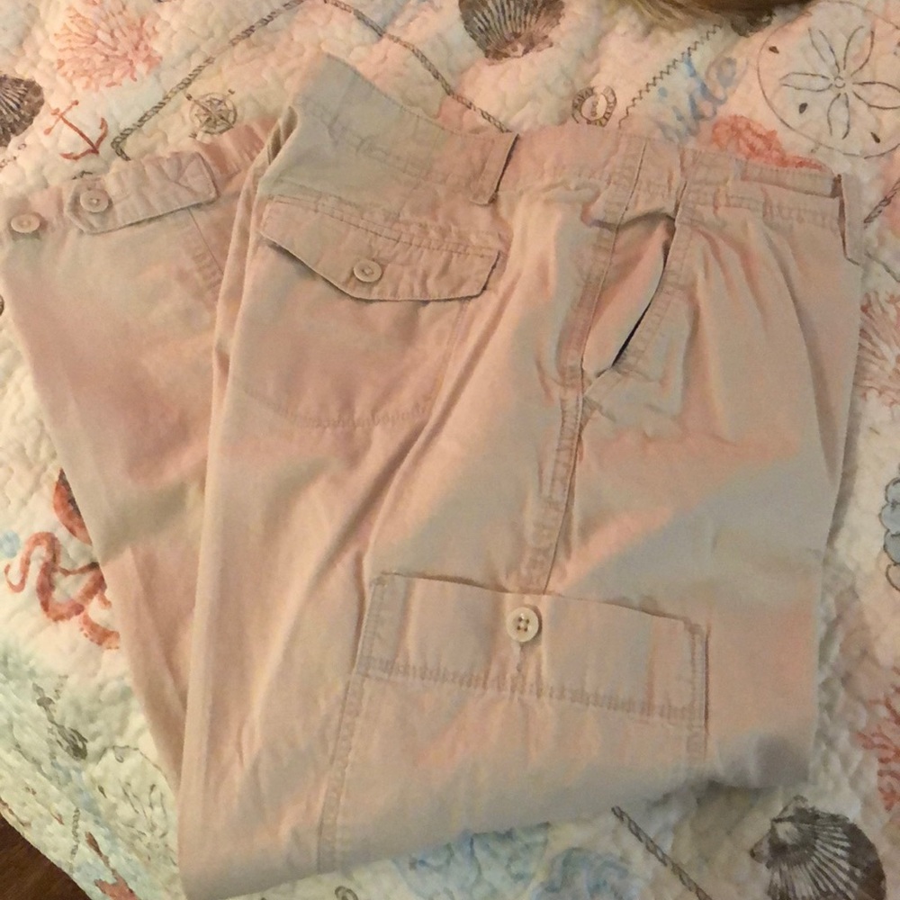 Khaki Capris